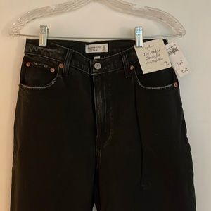 Abercrombie black curve love jeans